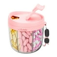 thumbnail image 2 of Cute Dispenser With 7 Large Compartments Portable Bottle Organizer With Wide Opening For Easy Use Anti Mix Organizer For Travel Container, 2 of 9