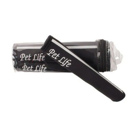 UPC: 0858342074100 | Pet Life ® Extreme-Neoprene Joint Protective Safety Recovery and Reflective Pet Dog Sleeves – Set of 4