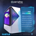 thumbnail image 4 of Periphio Castle Gaming PC, AMD Ryzen 5 5500 up to 4.2 GHz with AMD Radeon 6500XT Graphics, 16GB RAM, 1TBSSD, WiFi, Windows 11 Home, White, 1080p Gaming Computer - Full RGB Gamer Bundle, 24" Monitor, 4 of 10