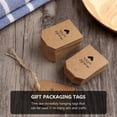 thumbnail image 5 of Masteelf 300 pcs  Hanging Gift Bag Labels Kraft Paper DIY Baking Gift Wishing Tags, 5 of 8