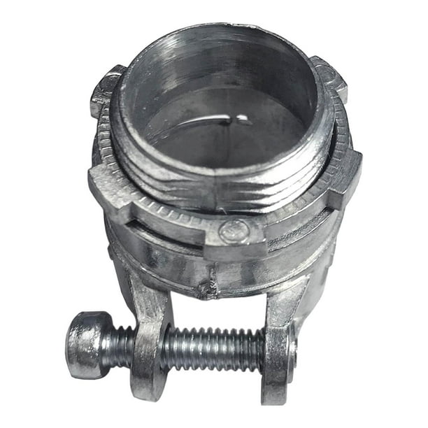 Conector Flexible Recto Anclo 3/4" Metal Galvanizado