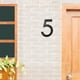 thumbnail image 5 of Números de Casa Metálicos Modernos de 5 Pulgadas | Placa de Dirección de Abs Resistente a La Intemperie con Acabado Mate | Fácil Instalación para Señalización Exterior de Casas y Apartamentos, 5 of 5