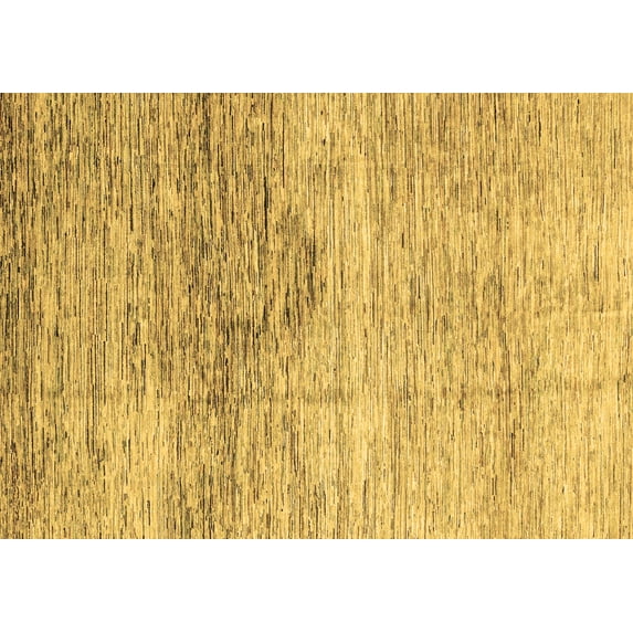 Ahgly Company Indoor Rectangle Abstract Brown Modern Area Rugs, 2' x 3'