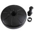 thumbnail image 1 of Base de sombrilla de plástico para patio, jardín, forma redonda, rellenable con arena y agua, 1 of 12