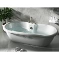thumbnail image 4 of A&E Bath & Shower DMTF-01-R-BN Oxford Brushed Nickel Finish Deck Mount Faucet, Black, 4 of 4