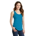 thumbnail image 4 of Port & Company Ladies Core Cotton Tank Top-XL (Neon Blue), 4 of 6
