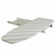 Foldable Rotation Ironing Board, Built-in Cabinet Space-Saving 180 Swivel Wall Mounted Ironing Board with Heat Resistant Cover White