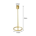 thumbnail image 4 of CNKOO Candle Holder Single Head Iron 3D Geometric Candlestick Romantic Table Decor;Candle Holder Single Head Iron 3D Geometric Candlestick Table Decor, 4 of 8