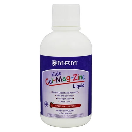 MRM - Kids Cal-Mag-Zinc Liquid Tropical Berry - 16