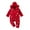 Red, variant on Edvintorg 0-18Month Toddler Baby Girl Romper Printed Plush Cute Bear Ears Winter Thick Keep Warm Jumpsuit Romper Long Sleeve Baby Rompers Boy Warm Coat
