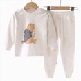 thumbnail image 5 of masbird Pajamas For Kids Little Girls Boys Pajamas Cute Graphic Cotton 2 Piece Train Toddler Sleepwear Fall Winter Clothes Set for 6-24 Months 2t 3t 4t 5t 6t 7t 8t 9t(Navy,6-12 M), 5 of 5