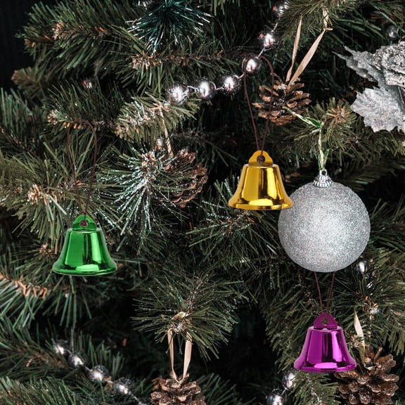 HOOWIFFY 40PCS Small Bells for Decoration Iron Design for Anniversaries and Parties