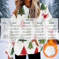 thumbnail image 4 of Zynoxe Women's Ugly Christmas Sweatshirt Drawstring Pullover Hoodies for Women Warm Fleece Long Sleeve Sweatshirt Fashionable Printed Sweatshirts with Kangaroo Pocket XL, 4 of 6