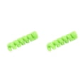 thumbnail image 4 of Sidaley Wind Phone Cellphone Charging USB Case Wrap Organizer fracture Anti Cord Protector Pipe Spiral Extended Tube Silicone Cover verde 2piezas, 4 of 5