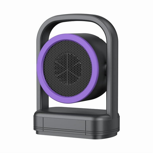 Calentador portátil de aire caliente de 500 W para dormitorios, con 2 ajustes de calor, protección contra sobrecalentamiento, revestimiento interior ignífugo, ideal para mejorar el hogar, regalos de c