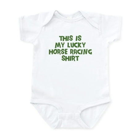 

CafePress - Lucky Horse Racing Infant Bodysuit - Baby Light Bodysuit