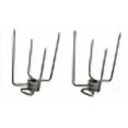 thumbnail image 3 of OneGrill Fourchettes à Brochettes en Acier Inoxydable pour Grill Rôtissoire (Convient : 1/2 Pouce Hexagone, 3/8 Pouce Carré, 1/2 Pouce Rond), 3 of 4
