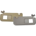 thumbnail image 6 of Applicable to Car Sun Visor With Mirror Compatible For Toyota Auris/Corolla 2010 2011 2012 2013 Beige Grey Left Right Side Driver Passenger Side Interior(Grey Right), 6 of 7