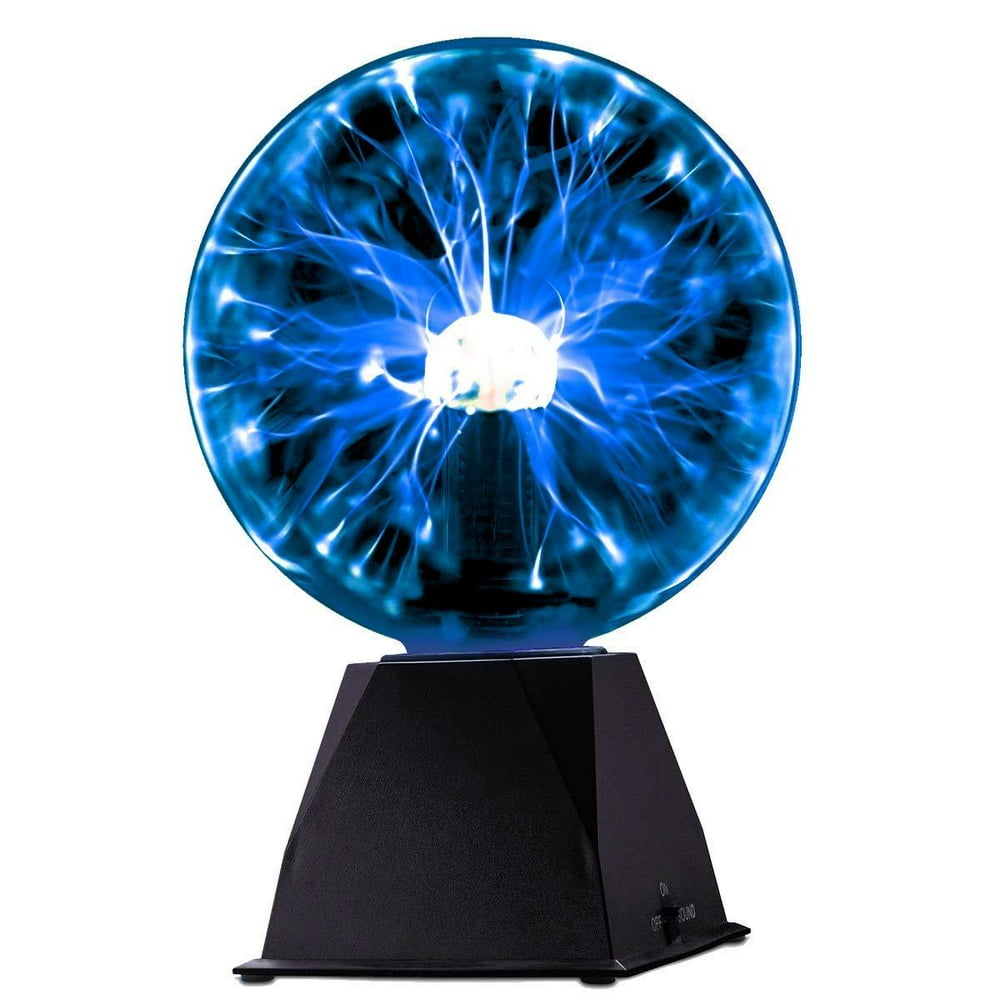 Kicko Kicko Blue Plasma Ball 7 Inch Nebula, Thunder Lightning