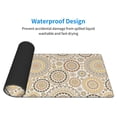 thumbnail image 5 of Disketp Gaming Mouse Pad Flowers And Leaves Pattern Large Mouse Mat Long Extended Desk Pad Non-Slip Rubber Mice Pads Stitched Edges Thin Pad (11.8x31.5 Inch), 5 of 9