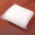 thumbnail image 3 of 300pcs Smoothie Jumbo Straw Clear Plastic Drinking Straws For Milkshake Bubble Tea Jumbo Straws Frui, 3 of 5