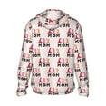 thumbnail image 2 of Goofa Mothers Day Printed Women's UPF 50+ Sun Protection Hoodie Jacket Lightweight Long Sleeve Sun Shirt for Women with Pocket Hiking Outdoor-, 2 of 9