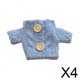 thumbnail image 1 of 4xMini Muñeco De Peluche Suéter Decoración Disfraces Figuras De Peluche Juguetes Accesorios, 1 of 8