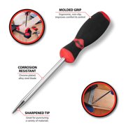 Performance Tool W7553 Scratch Awl/Hole Starter - Versatile Tool for Precise Puncturing and Hole Starting