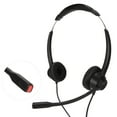 thumbnail image 4 of Double Sided Headset, 3.5mm Office Headset Comfortable  For Conference Call For Online Courses, 4 of 8