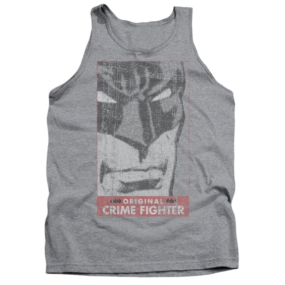 Batman Orginal Crime Fighter Adult Tank Top Athletic Heather