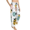 thumbnail image 2 of Fotbe Colorful Insects Women's Pajama Pants,Sleepwear Pants,Pj Bottoms Drawstring And Pockets-Large, 2 of 9