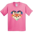 thumbnail image 3 of Inktastic Fox Lover Heart Cute for Girls Youth T-Shirt, 3 of 5