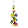 thumbnail image 1 of KAKOWELY parrot toy Round Block Birds Bite Playing Toy Parrot Cotton Rope String Toy Funny Bird String9.06"X4.72"X4.72", 1 of 4