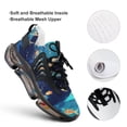 thumbnail image 4 of Underwater World Walking Shoes for Men Woman Lightweight Tennis Fashion Elastic Sports Shoes Cushion Basketball Shoes, 4 of 7