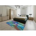 thumbnail image 4 of Ahgly Company Indoor Rectangle Patterned Mint Green Area Rugs, 4' x 6', 4 of 6