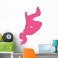 thumbnail image 1 of Cheer Silhouette Hot Pink Wall Decal by Wallmonkeys Peel and Stick Graphic (36 in H x 22 in W) WM234820, 1 of 4
