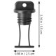 thumbnail image 4 of 5 tapones de drenaje cónicos universales portátiles para kayak, prácticos tapones para canoa, para botes, kayaks y accesorios (negro), 4 of 7