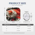 thumbnail image 3 of Hirioo Abstract Red Koi Fish Art for 2PCS Windshield Sun Shade Foldable | Front Windshield Shade for Sun, Heat and UV Rays-Large, 3 of 6