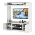 thumbnail image 3 of Uforic Wall Unit TV Stand with Storage for TVs up to 65", Large Modern Entertainment Center, White, 3 of 9