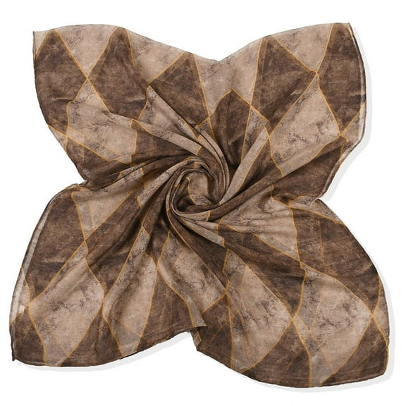 Yuanlong Womens Scarves Tie Dye Diamond Grid Pattern Warm Shawl & Wraps Winter Spring Outing Classic Neckwear Lady Scarf