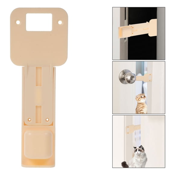 CRAFTHROU Bloqueador De Puerta Para Ajustable Color Beige Para En El Hogar Portátil Y Resistente