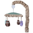 thumbnail image 6 of BabyFad Owl Turquoise 9 Piece Crib Bedding Set, 6 of 6