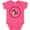 Vintage Hot Pink, variant on Inktastic Long Haired Chihuahua Dog Girls Baby Bodysuit