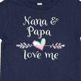 thumbnail image 4 of Inktastic Nana and Papa Love Me Heart Grandchild Boys or Girls Baby T-Shirt, 4 of 5