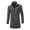 Gray, variant on Men's Business Blazer Jackets Classic Double Breasted Work Long Windbreaker Fashion Wool Blend Coat Cardigan