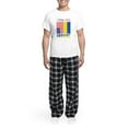 thumbnail image 5 of CafePress - I Stand With Ukraine Support Ukrainian Ame Pajamas - Men's Light Loose Fit Cotton Pajama Set, 5 of 7