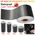 thumbnail image 2 of Adhesivos de cinta de fibra de carbono para el coche, protectores de borde de puerta de coche 3D Nano Black, adhesivos decorativos impermeables para los laterales, 2 of 5