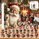 thumbnail image 3 of Calendario de escritorio con bolas decorativas, calendario de cuenta regresiva para Navidad, bonita decoración acrílica, caja de regalo para familiares y amigos, calendario, suministros para profesore, 3 of 5
