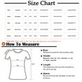 thumbnail image 5 of Summer Savings SHOPESSA Summer Tops for Women 2026 Fashion Printed T-shirt Mid-length 3/4 Sleeves Blouse Round Neck Plus Size Casual Tops for Beach Party, 5 of 9