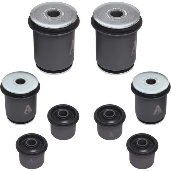 AUTOACER Front Suspension Kit 8 pcs - Front Upper & Lower Control Arm Bushings Kit Left & Right for TUNDRA/SEQUOIA 2WD/4WD Models Year 2000-2007. OEM# 48632-34010, 48654-34010, 48655-34010